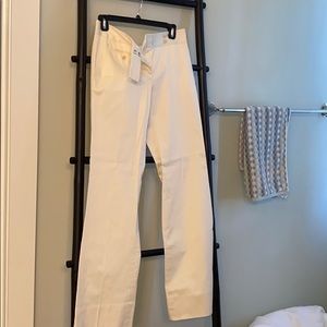 BCBG off white slacks size 4